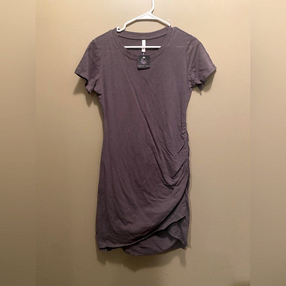 Wishlist Gray Ruched Dress